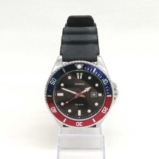 Relógio de mergulho Casio MDV-107 200m resistente à água, mostrador preto, quartzo, usado comprar usado  Enviando para Brazil