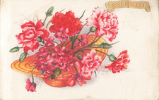Illustrated bon fete d'occasion  Expédié en Belgium