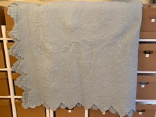 Blue matelasse medallion for sale  New Harbor