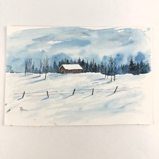 Original watercolor painting for sale  Shirley