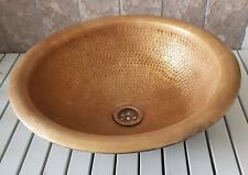 Vasque cuivre martelé d'occasion  Orange