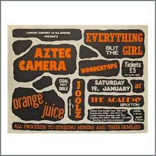 Aztec Camera Orange Juice Brixton Academy 1985 Concert Poster (UK) comprar usado  Enviando para Brazil