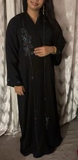 Black dubai abaya for sale  LONDON
