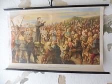 Alte rollkarte schulwandtafel gebraucht kaufen  Ehrenfriedersdorf