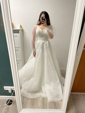 Brautkleid hochzeitskleid aben gebraucht kaufen  Heiligenhaus