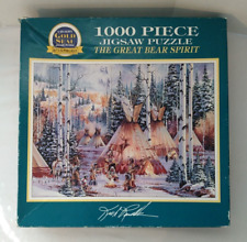 Puzzle Indian: The Great Bear Spirit 1000 PC 1995 brocas y piezas completas de colección segunda mano  Embacar hacia Mexico