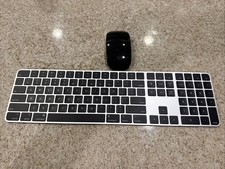 Teclado Apple Magic com Touch ID e teclado numérico e mouse Apple Magic preto comprar usado  Enviando para Brazil