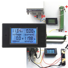 20A DC Digital LCD Panel Power Meter Monitor Power Energy Voltmeter Amperemeter comprar usado  Enviando para Brazil