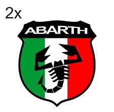 Sticker plastifié abarth d'occasion  France