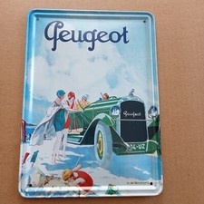 Plaque métal peugeot d'occasion  Salbris
