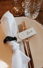 Napkins wedding white for sale  TELFORD