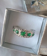 Jolie bague blanc d'occasion  Expédié en Belgium