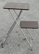 Suporte para projetor dobrável prateleiras marrom cromado retrô vintage planta Reflecta, usado comprar usado  Enviando para Brazil