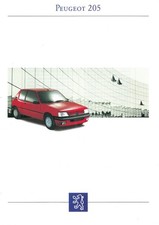 Prospekt peugeot 205 gebraucht kaufen  Lüdenscheid