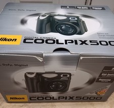 Câmera Digital Nikon COOLPIX 5000 10.0MP, conjunto completo, não funciona, apenas peças comprar usado  Enviando para Brazil