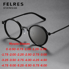 Gafas de sol deportivas redondas de metal para miopía fotocrómica para hombre segunda mano  Embacar hacia Mexico