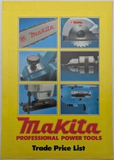 Original Vintage Makita Professional Power Tool Range Lista de Preços Comerciais, c 1984 comprar usado  Enviando para Brazil