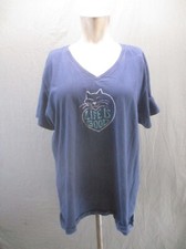 Camiseta Life Is Good Size XL feminina azul 100% algodão gola V manga curta 137 comprar usado  Enviando para Brazil