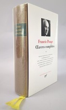 Francis ponge oeuvres d'occasion  Cluny