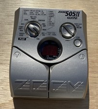 Pedal de efeitos compacto multi-série guitarra ZOOM 505II cabo de alimentação prata comprar usado  Enviando para Brazil