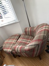 Armchair matching stool. for sale  UK