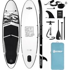 Prancha de stand up paddle inflável, preto e branco preto/branco comprar usado  Enviando para Brazil