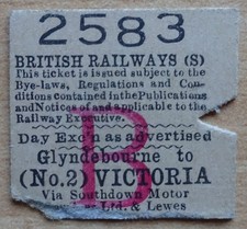 Railway ticket glyndebourne for sale  MARKET DRAYTON