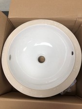 Pia de porcelana American Standard 0630000.020 Orbit 12-3/4" montagem inferior - Branco comprar usado  Enviando para Brazil