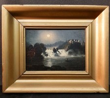 ölbild antik rheinfall gebraucht kaufen  Gaggenau