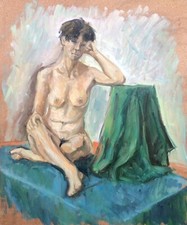 Vintage painting painting d'occasion  Expédié en Belgium