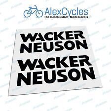 Usado, Adesivo adesivo x2 Wacker Neuson 18” premium escavadeira preta construção retroescavadeira comprar usado  Enviando para Brazil