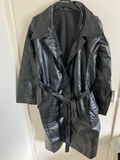 Ladies black faux for sale  MANCHESTER