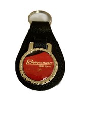 Black leather keyring for sale  LEICESTER