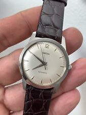 Lindo relógio masculino automático Angelus vintage década de 1950 aço suíço 34mm comprar usado  Enviando para Brazil