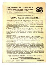 orwo papier gebraucht kaufen orwo papier gebraucht kaufen Marienberg, Pobershau