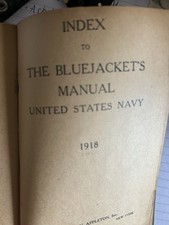 Antique bluejackets manual for sale  Virginia Beach