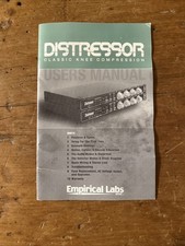 Empirical labs distressor for sale  Encinitas