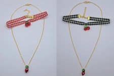 Collana choker nastro usato  Senago