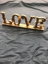 Love wooden sign for sale  CHESTERFIELD