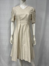 Vestido Debutante Vintage Anos 60 Sob Medida Marfim Pérolas Brancas Dama de Honra Pequeno, usado comprar usado  Enviando para Brazil