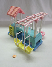 Usado, Conjunto de playground para casa de bonecas Playskool estrutura de jogo pneu balanço corrediça '95 comprar usado  Enviando para Brazil