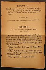 Regio decreto facoltà usato  Italia