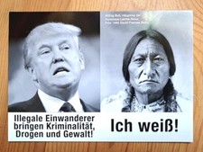 Postkarte illegale einwanderer gebraucht kaufen  Kirn