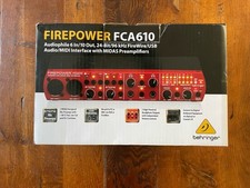 Behringer fca610 usb for sale  CAMBRIDGE