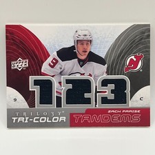 2008-09 Upper Deck Trilogy Tri-Color Tandems Zach Parise/Patrik Elias #EP comprar usado  Enviando para Brazil