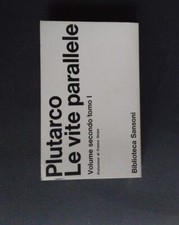 Plutarco vite parallele. usato  Torreglia