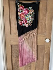 Embroidered shawl skirt for sale  MELTON MOWBRAY