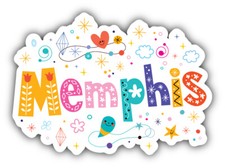 Usado, Adesivo adesivo decorativo para carro Memphis City EUA comprar usado  Enviando para Brazil
