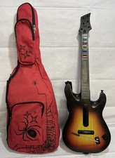 Sony PS2 Guitar Hero Sunburst sem fio octano vermelho com estojo de transporte de viagem comprar usado  Enviando para Brazil