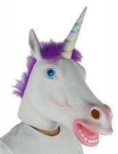 Maschera unicorno lattice usato  Pescara